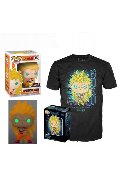 Funko POP! Tricou fosforescent Dragon Ball Z Goku S