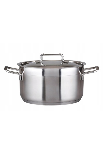 Orion Oală ANETT cu capac din oțel inoxidabil 30 cm 8,5 PREMIUM mare