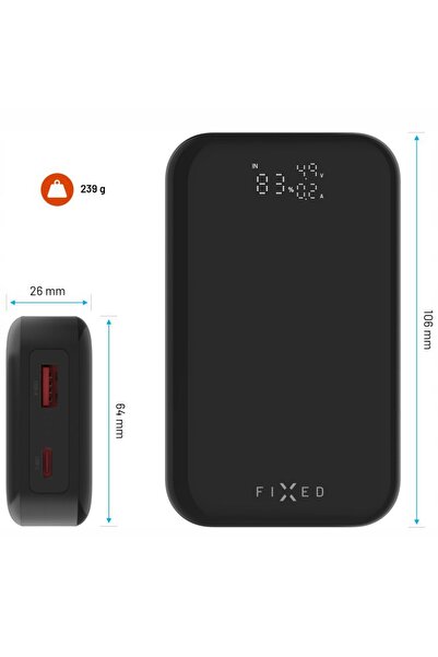 NO BRAND Powerbank FIXED Zen 10 Pro PD 3.0 30W 10.000 mAh negru