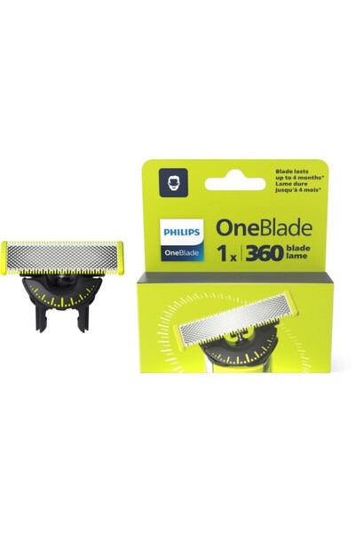 Philips 2x OSTRZA ONE BLADE 360 QP410/50 LAMĂ DE FAȚĂ