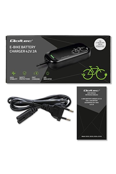 Qoltec Încărcător bicicletă electrică 50762 42V