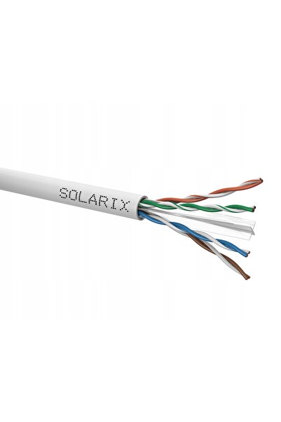 NO BRAND Cablu torsadat solarix sxkd-6-utp-pvc, cablu intern UTP Cat.6, 100m ...