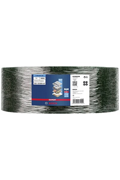 Bosch Rolă de pânză abrazivă fină din fibre 100 mm x 10 m