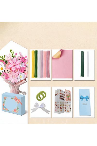 bedee Sârmă decorativă, sârmă pentru flori, artizanat, creativ, pufos, multic...
