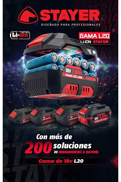 NO BRAND Mașină de găurit și înșurubat cu percuție STAYER 18V 50NM fără perii...