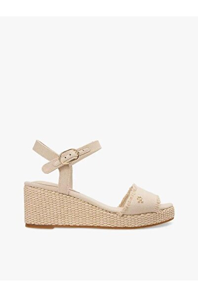 Tommy Hilfiger MID WOVEN WEDGE ESPAD FRINGE