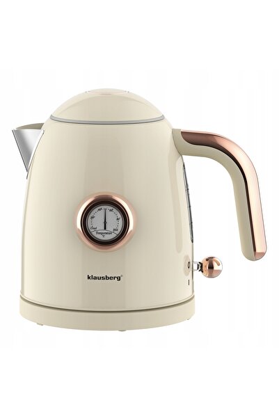 Klausberg Fierbător electric 1.0L Termometru retro Fără fir KB-9018