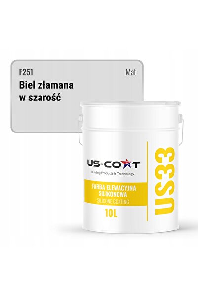 NO BRAND Îndepărtător de vopsea siliconic, alb facial, gri spart, F251 UV 10L