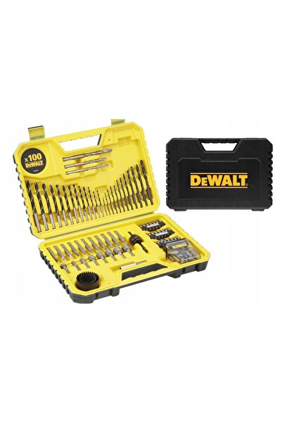 Dewalt 100 bucăți DT71563 set de biți, biți de găurit, biți tubulari