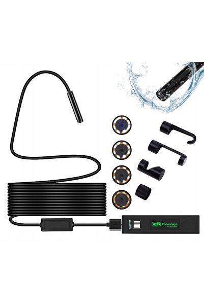 XREC Cameră endoscop de inspecție USB C FULL HD 1944p cu aplicație pentru tel...