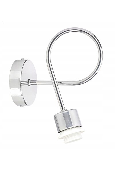 NO BRAND Lampă de perete fixă stil loft, cu fir, pentru E27, cromată.