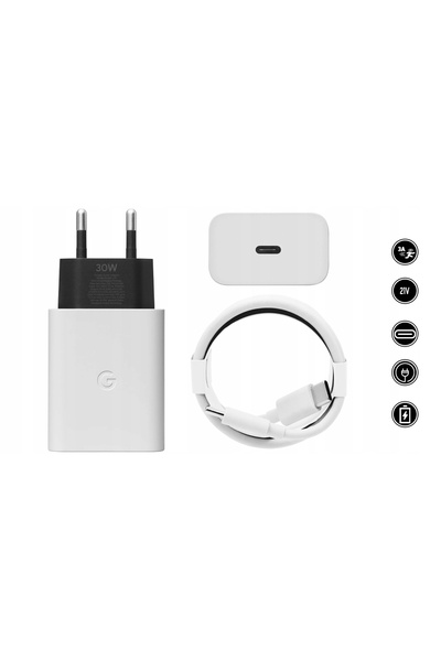 NO BRAND ÎNCĂRCĂTOR DE PERETE ORIGINAL GOOGLE USB-C 30W PENTRU PIXEL 8/PRO 8A