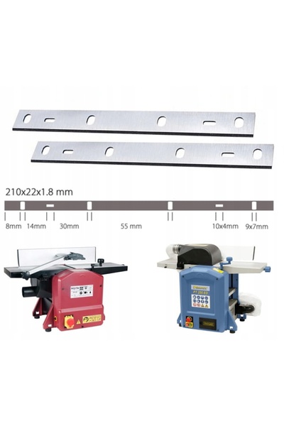 PROMA SET DE CUȚITE PENTRU RĂZĂTOARE 2 buc. RHP-200 25800011