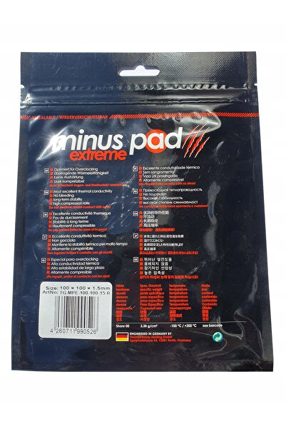 Thermal Grizzly Minus Pad Extreme Pastă Termică 100x100x1.5 mm