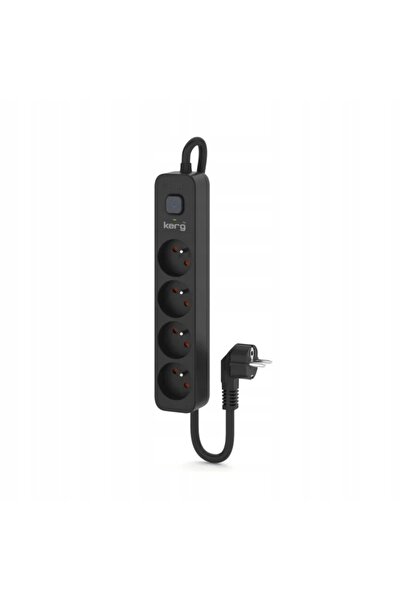 NO BRAND Prelungitor KERG M02515 (5 m) Negru