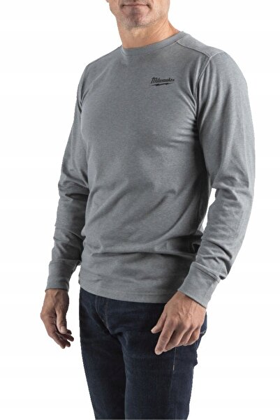 Milwaukee Tricou cu mânecă lungă, mărimea L, albastru, 4932492995