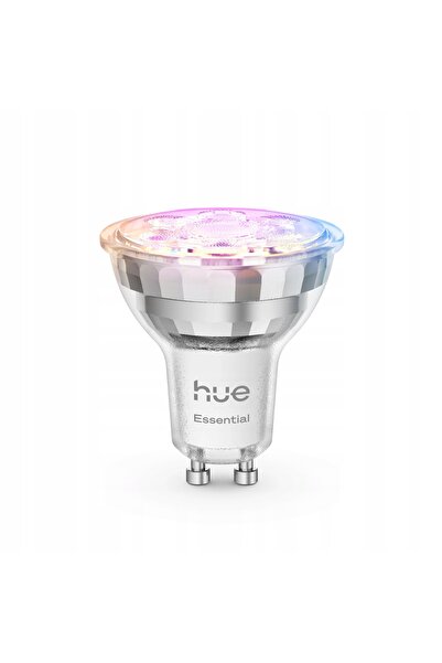 Philips Hue Bec Esențial cu lumină albă și ambientală colorată GU10 345lm