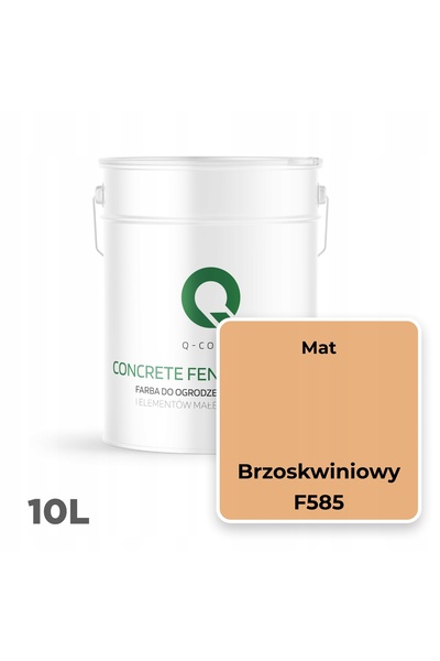 NO BRAND VOPSEA PENTRU VOPSIREA GARDURILOR DIN BETON, CULOARE PIERSICĂ F585, ...