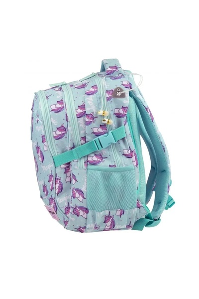 NO BRAND Rucsac școlar HEAD pentru clasa I, model UNICORN, cu 3 compartimente
