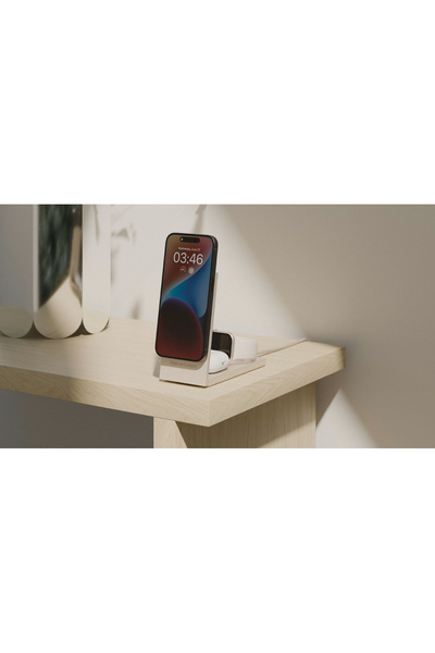 NO BRAND Native Union Încărcător Wireless Magnetic 3 în 1 Rise