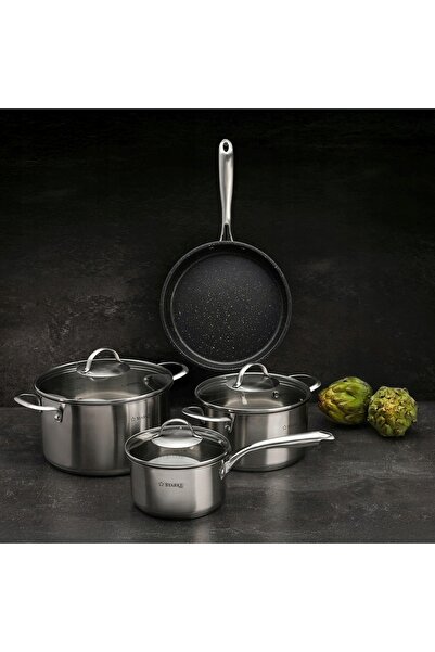 Starke Pro SET DE OALE cu capace PATELNIA STALOWA Rondel Varese 10 piese