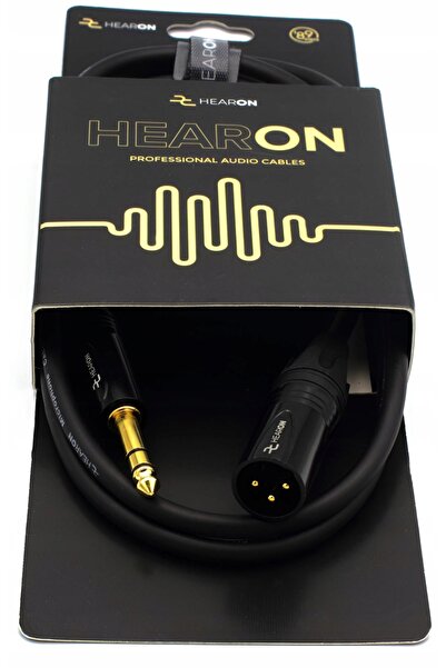 NO BRAND HEARON Select Cablu XLR Tată - Mufă Jack Mare 6,3 TRS 5m Simetric