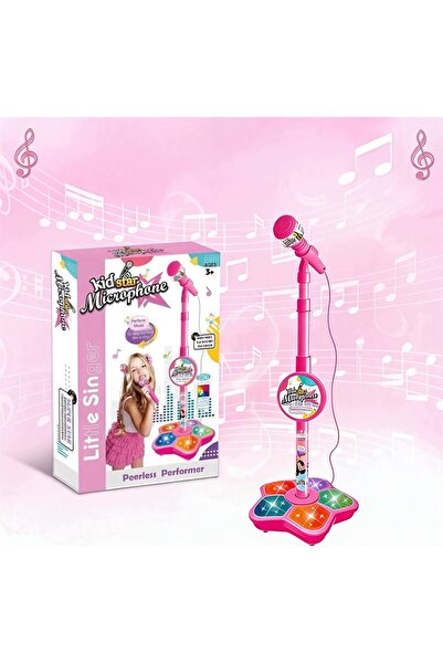 bedee SET MICROFON KARAOKE CU SUPORT DE 100CM MOBIL INTERACTIV COLORAT