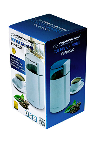 ESPERANZA Râșniță de cafea espresso albă
