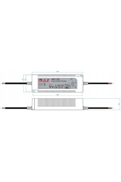 NO BRAND 24V 120W 5A Adaptor de alimentare profesional etanș pentru benzi LED...