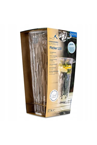 Koziol Carafa CLUB PITCHER, superglas, 1.5 l