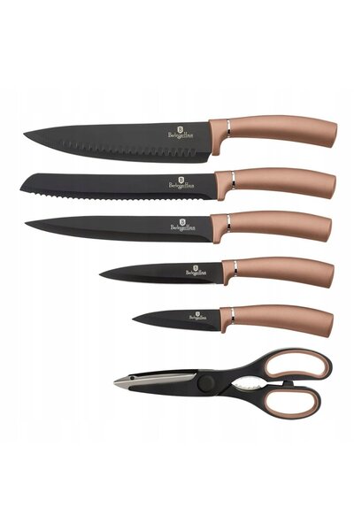 Berlinger Haus SET COMPLET CUȚITE DE BUCĂTĂRIE 7 piese + suport