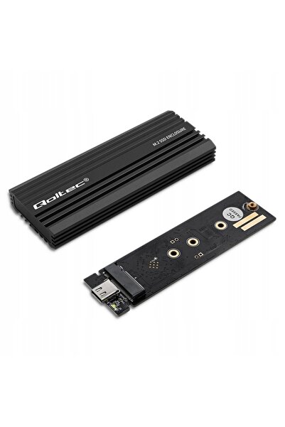 Qoltec Carcasă NV2270 pentru SSD M.2 SATA NVMe USB-C 2TB