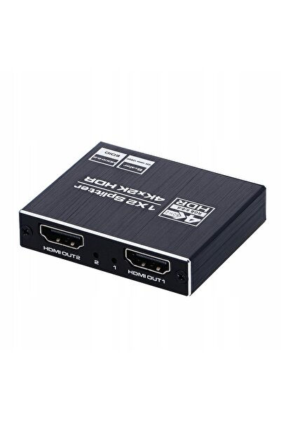 NO BRAND Splitter HDMI 2.0 1x2 UltraHD HDCP 2.2 4K/60Hz - 2 TV-uri