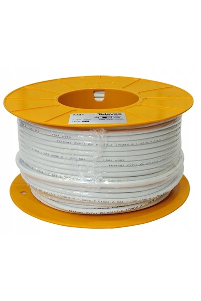 NO BRAND Cablu Coaxial Televes Cupru Integral 1,13 CU RG-6 100m Antenă