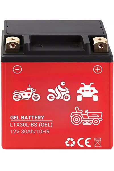 Lamex BATERIE CU GEL PENTRU MOTOCICLETE ȘI QUADURI 12V 30AH Arctic Cat Harley...
