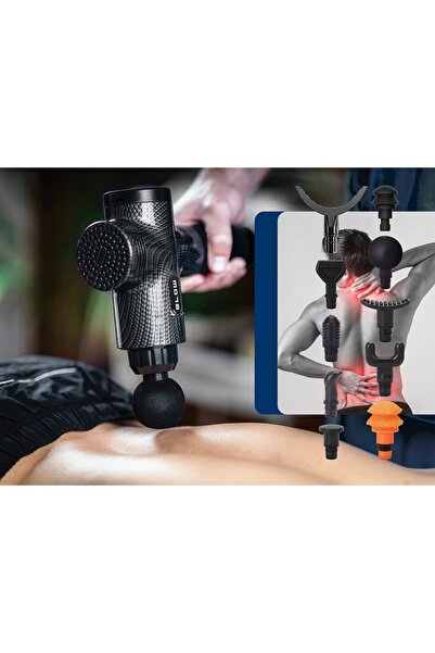 Blow Pistol de masaj Pro, aparat de masaj pentru spate, corp, picioare, cu 10...