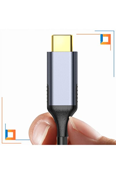 NO BRAND ADAPTOR CONVERTOR CABLU USB-C LA MINI DISPLAY PORT USB TIP C DP 8K 6...
