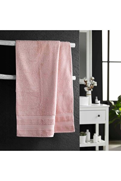 Douceur D'INTERIEUR Prosop de baie din bumbac frotir roz 70x130