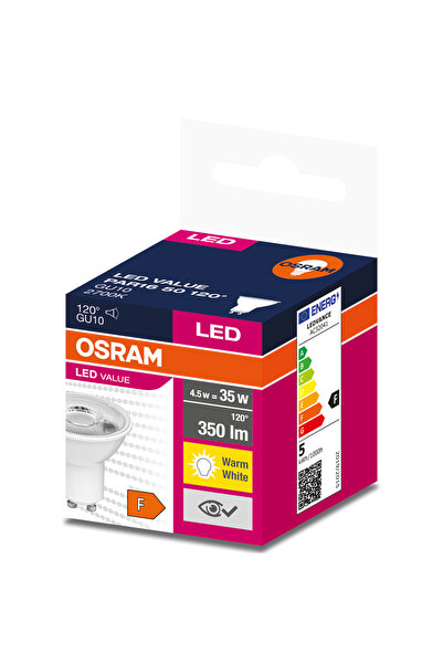 NO BRAND Osram bec LED GU10 4,5 W = 35 W, 83 lm, 2700 K x 8