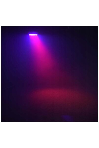 LIGHT4ME Reflector cu efect de lumină LED PAR Stroboscop Disco RGBW + UV Proi...