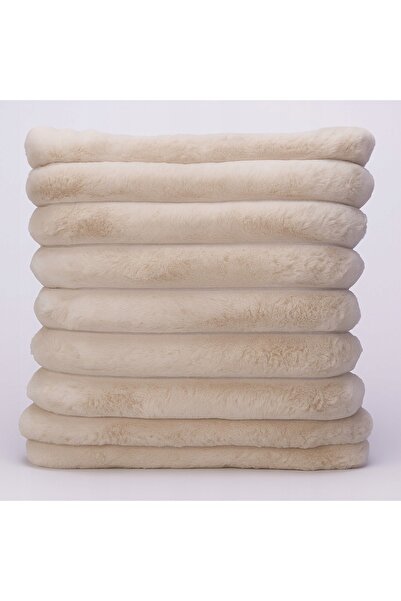 Home Styling Collection Pernă decorativă 45 x 45 cm poliester cu fermoar roz