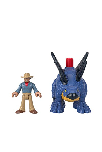 Imaginext Set figurine Jurassic World Stegosaurus + Dr. Grant ZA5097