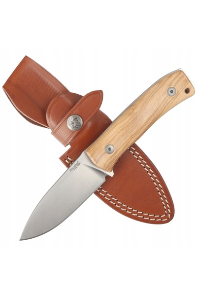 NO BRAND Cuțit LionSteel Bushcraft din lemn de măslin (M4 UL)