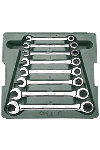 SATA SET DE 8 CHEI INELARE CU CĂLCĂNĂ DUBLĂ ST09079SJ