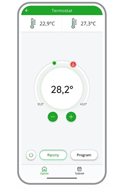 ZAMEL Regulator de temperatură SUPLA cu ecran tactil LED Wi-Fi TİP-GKW-01 Negru