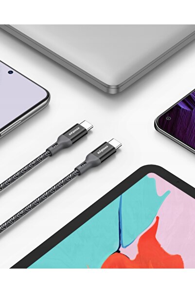 NO BRAND INNOSTYLE CABLU USB-C ÎNCĂRCARE RAPIDĂ PENTRU IPHONE SAMSUNG 3A 60W ...