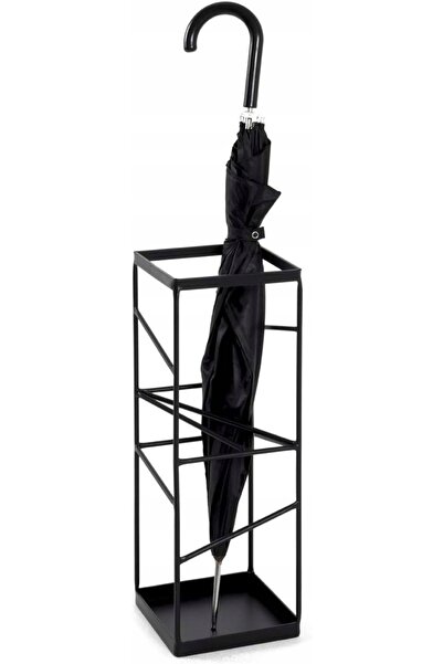 HAKU Suport metalic pentru umbrele, negru, 49cm