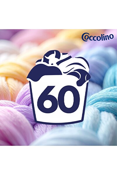 Coccolino Capsule XXL 3în1 pentru spălarea țesăturilor colorate, 60 de spălări