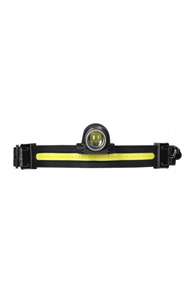 NO BRAND Lanternă frontală LED COB + CREE, baterie reîncărcabilă de 1200 mAh,...
