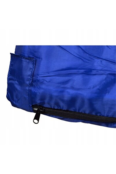 NO BRAND Sac de dormit sub cort, pătură albastră, călduros, 170cm, turistic, ...